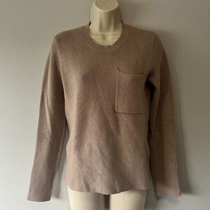 Figs Long Sleeve Ribbed Knit Pocket Sweaters Size M & XS
